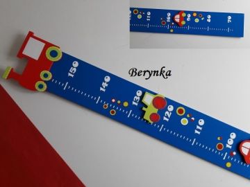 Dětský metr s mašinkou