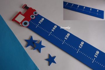 Dětský metr s mašinkou