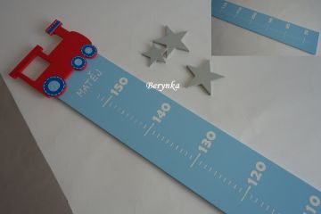 Dětský metr s mašinkou