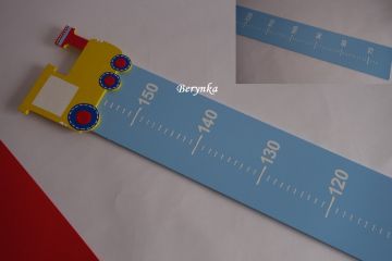 Dětský metr s mašinkou