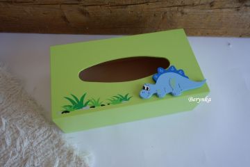 Krabička na kapesníky s dinosaurem