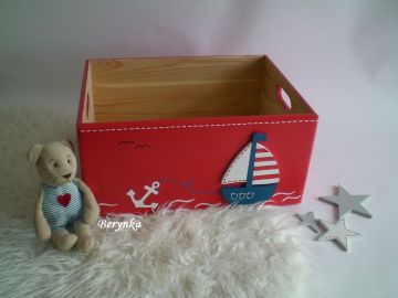 Dřevěná bedýnka - námořnická