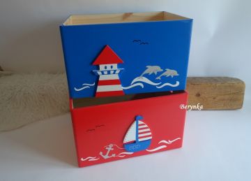 Dřevěná bedýnka - námořnická
