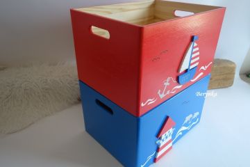 Dřevěná bedýnka - námořnická