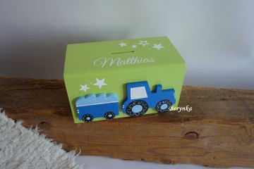 Dřevěná pokladnička