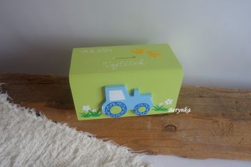 Dřevěná pokladnička