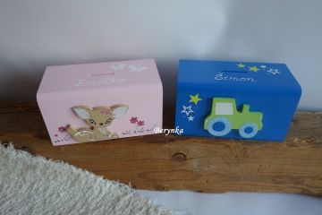 Dřevěná pokladnička