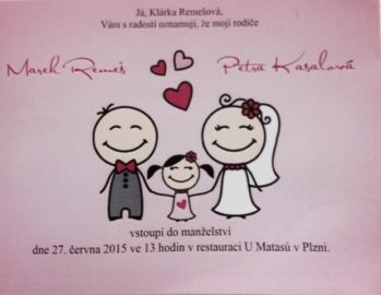 Svatební bedýnka s postavami