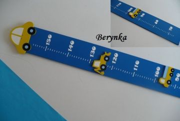 Dřevěné dekorace - modro-žlutá