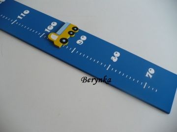 Dřevěné dekorace - modro-žlutá