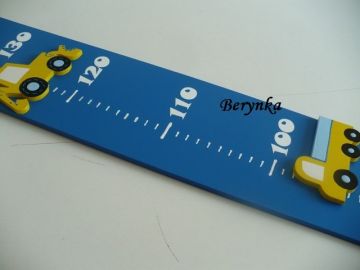 Dřevěné dekorace - modro-žlutá