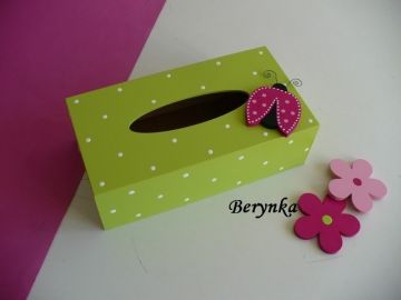 Dřevěné dekorace - puntíky