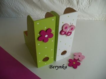 Dřevěné dekorace - puntíky