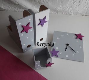 Dřevěné dekorace - hvězdičky