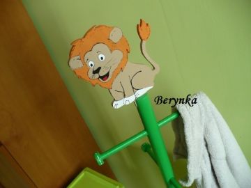 Dřevěné dekorace - zvířátka - Jungle - k tapetě