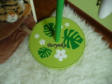 Dřevěné dekorace - zvířátka - Jungle - k tapetě