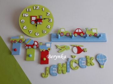 Dřevěné dekorace - mašinka