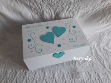 Svatební bedýnka se sovičkami