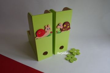 Dřevěný šanon se zvířátky