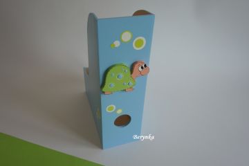 Dřevěný šanon se zvířátky