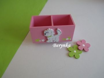 Dřevěné dekorace - s pejskem