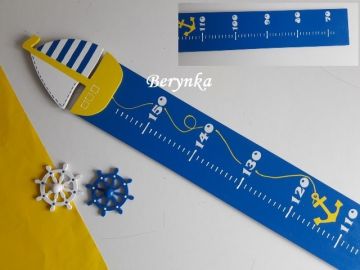 Dřevěné dekorace - námořnické se žlutou