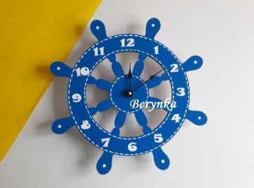 Dřevěné dekorace - námořnické se žlutou