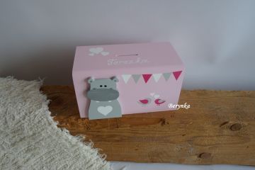 Dřevěná pokladnička