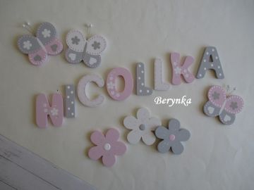 Pudrová růžová se šedou