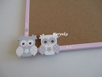 Pudrová růžová se šedou