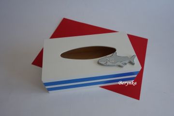 Krabička na kapesníky se žralokem